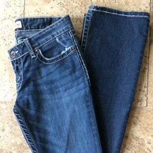 BKE Denim Sabrina Stretch Distressed Bootcut Jeans